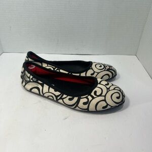Chic Black and Cream Women's Loafers